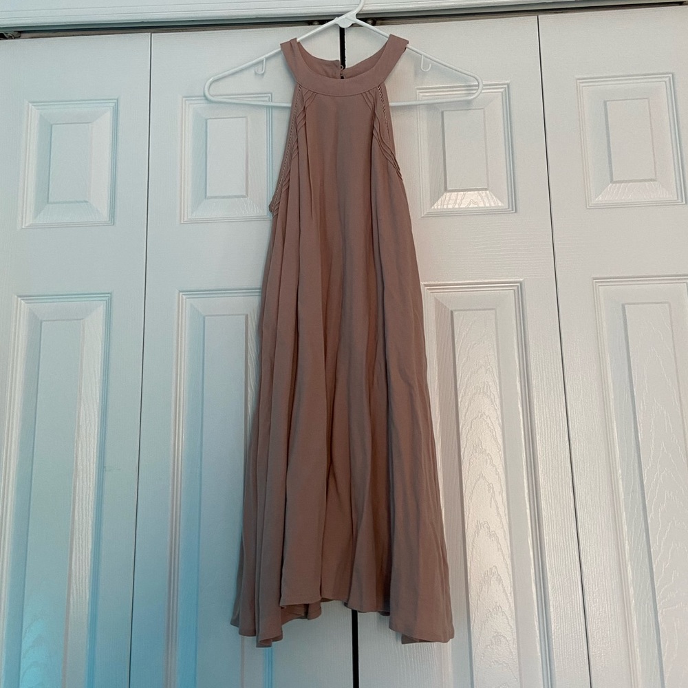 LOST + WANDER Dusty Rose Dress